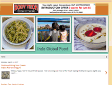 Tablet Screenshot of indoglobalfood.com